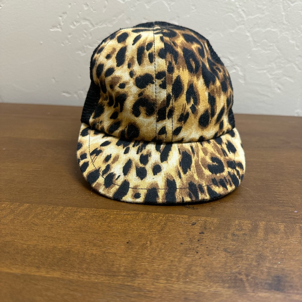 George Hat cheetah print infant size